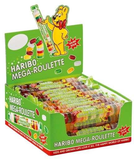 Candy Haribo Mega-Roulette Fizz 45gr