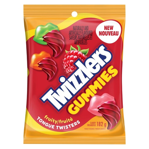 Candy Twizzlers Gummies Fruit 182gr