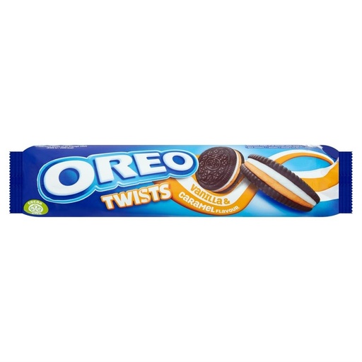 Cookies Oreo Twists Vanilla & Caramel Flavour 157gr