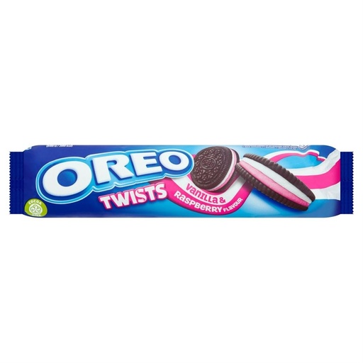 Cookies Oreo Twists Vanilla & RaspBerry Flavour 157gr