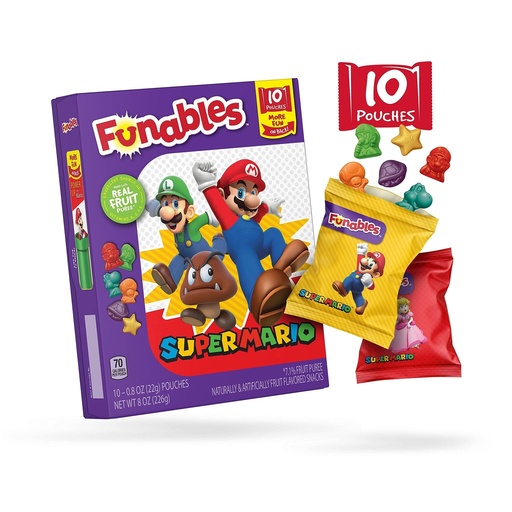 Candy Fruit Snacks Super Mario 226gr
