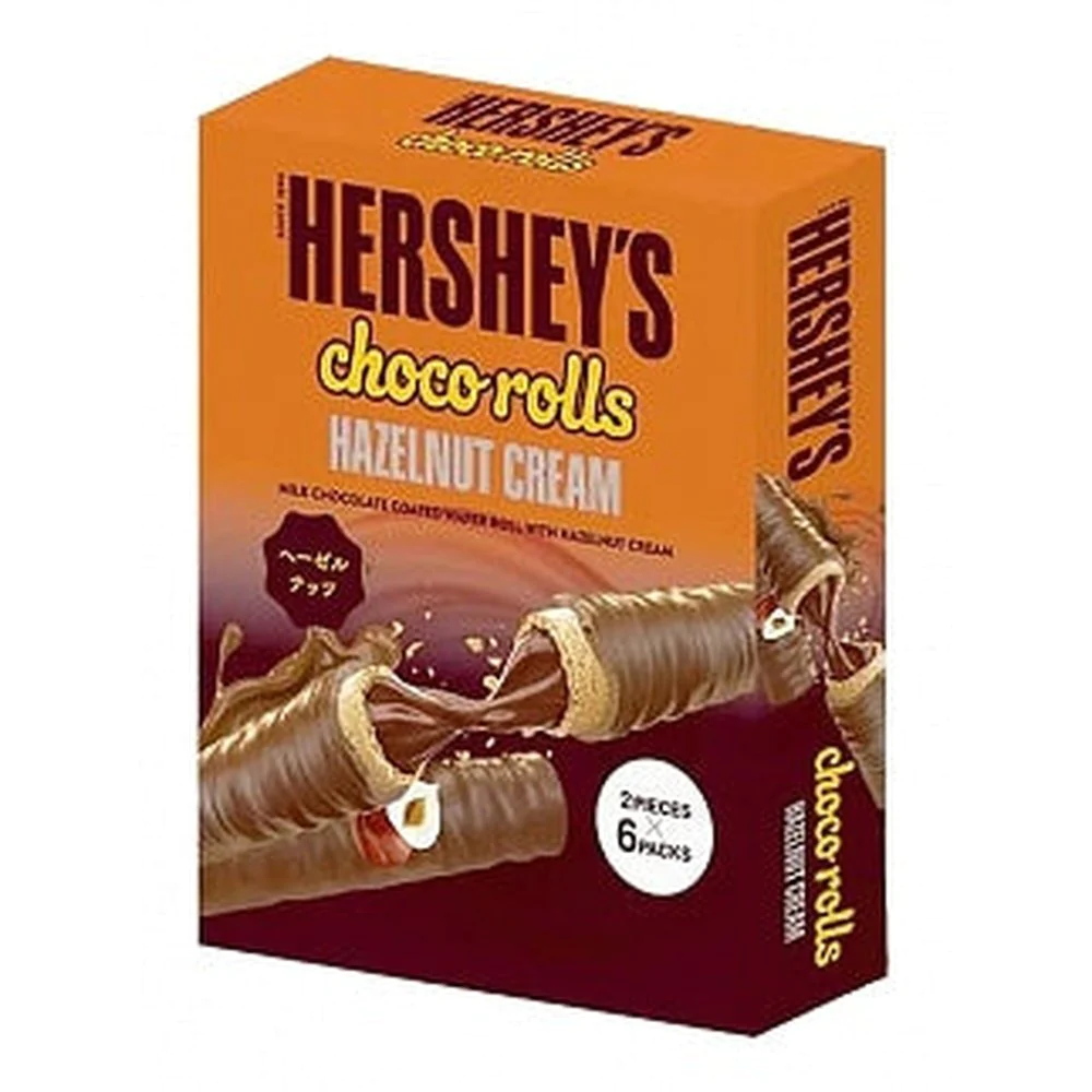 Chocolate Hershey's Choco-Rolls Hazelnut Cream 108gr