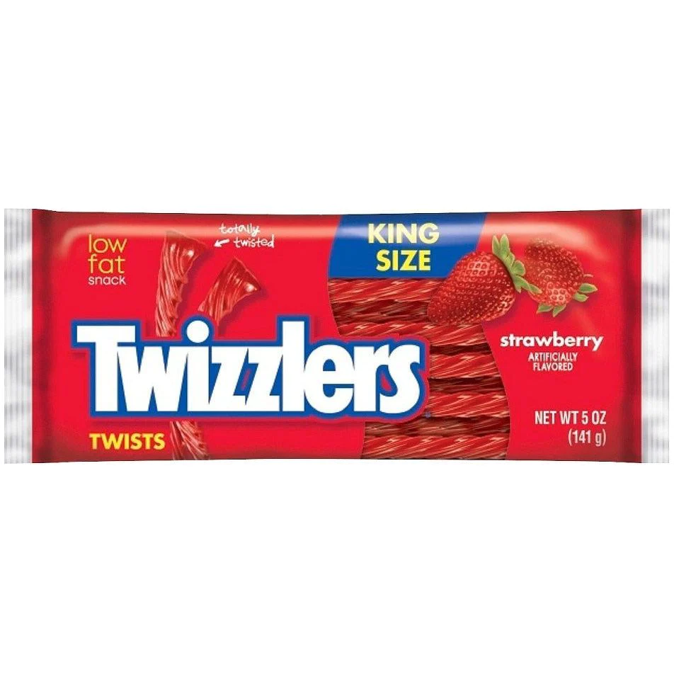 Candy Twizzlers StrawBerry King Size 141gr