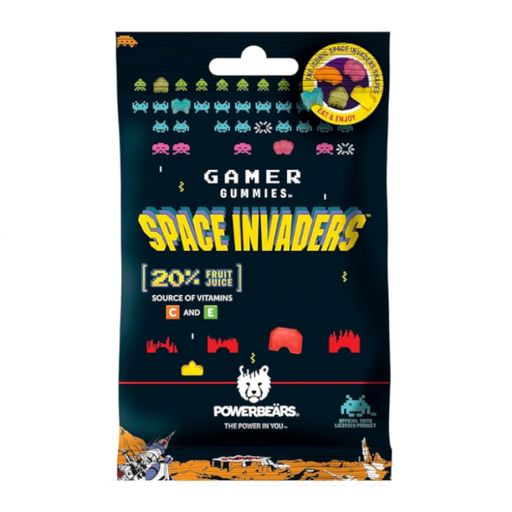 Candy PowerBëars Games Gummies SpaceInvaders 50gr