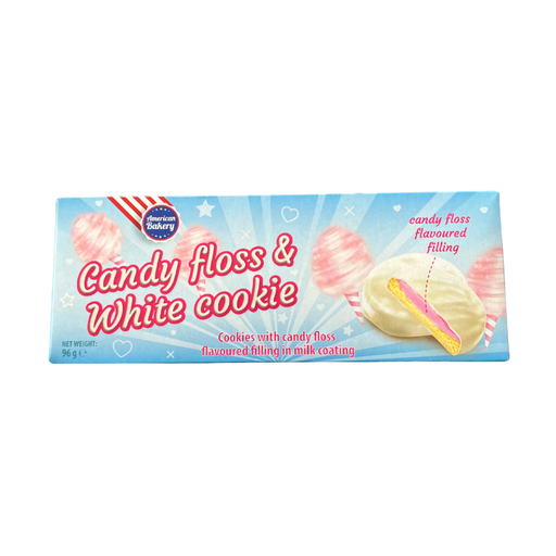 Cookies AB Candy Floss & White Cookie 96gr