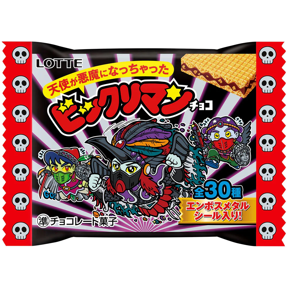 Cookies Choco Wafer, Bikkuriman, Angels Become Devils Series 30gr