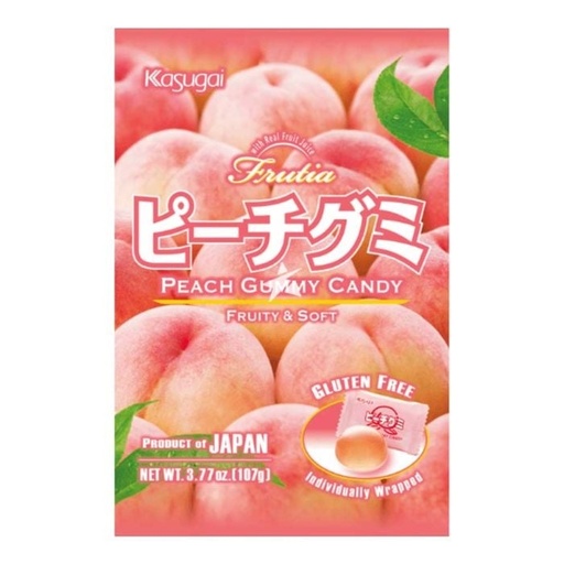 Candy Frutia Peach Gummy Candy Japan 107gr