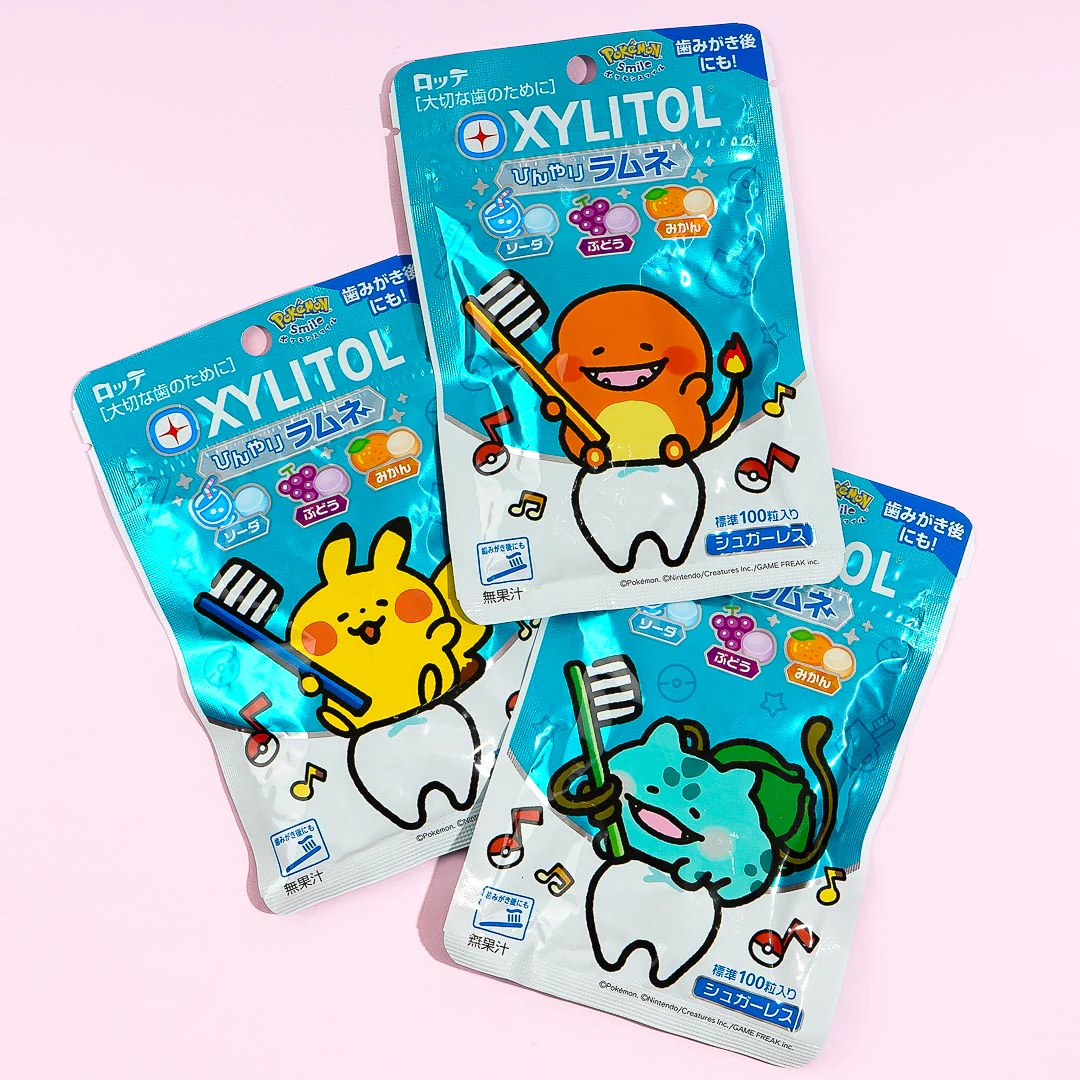 Candy Lotte Xylitol Ramune Pokémon 32gr