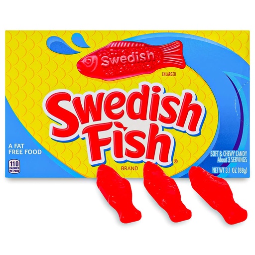 Candy Swedish Fish Soft & Chewy Candy 88gr