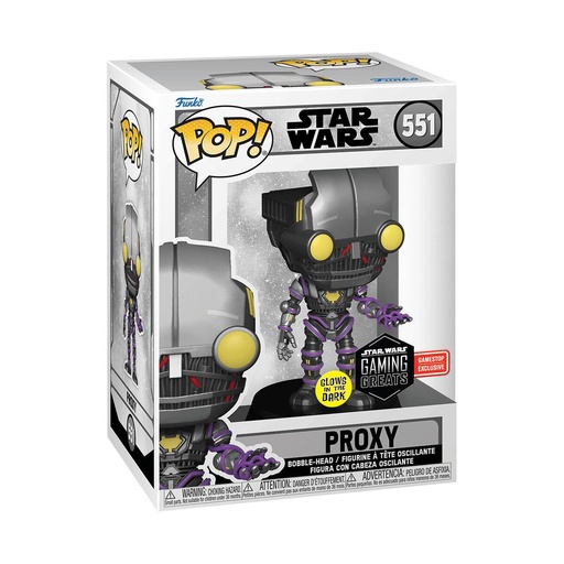 [65047] Funko Star Wars 551 Proxy, Gaming Greats, Special Edition, GitD Glows in the Dark