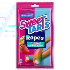 Candy Sweet Tarts Ropes, Twisted Rainbow Punch, 141gr