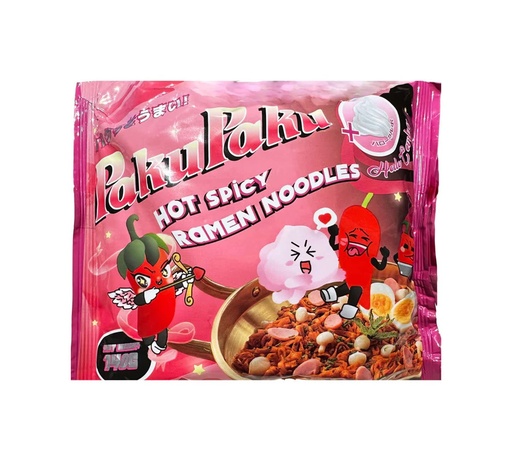 Noodles Ramen PakuPaku Inst Noodle Halo Carbo Hot Spicy 140gr