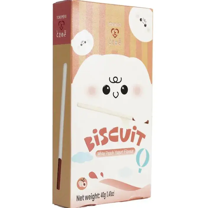 Cookies Tokimeki White Peach Yogurt Flavour Stick 40gr