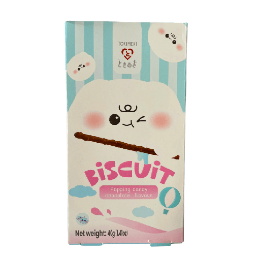 Cookies Tokimeki Popping Candy Chocolate Flavour Stick 40gr