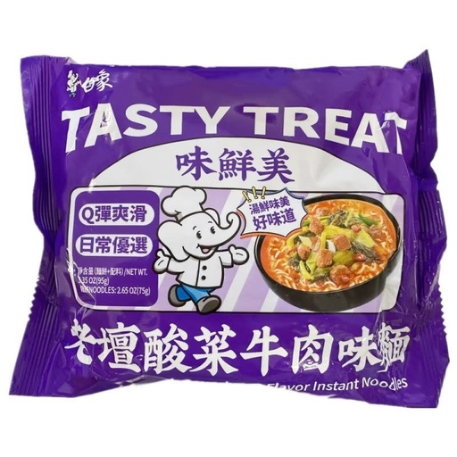 Noodles Tasty Treat Art Beef with SauerKraut Flavor 100gr