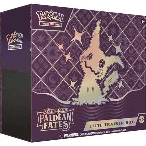 Cards Pokémon Scarlet&Violet Paldean Fates Elite Trainer Box