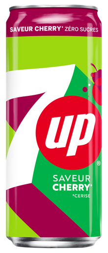 7UP Cherry, Zero Sugar 330ml