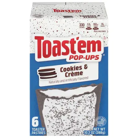 Toast'em Pop-Ups Cookies & Crème 288gr