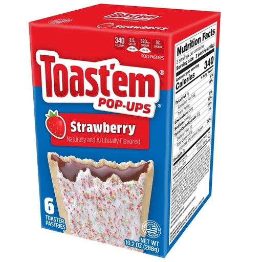 Toast'em Pop-Ups Strawberry 288gr