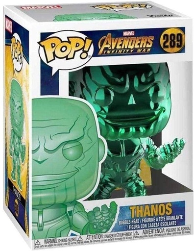 [36218] Funko Marvel 0289 Thanos, Green Metallic, Avengers, Infinity War