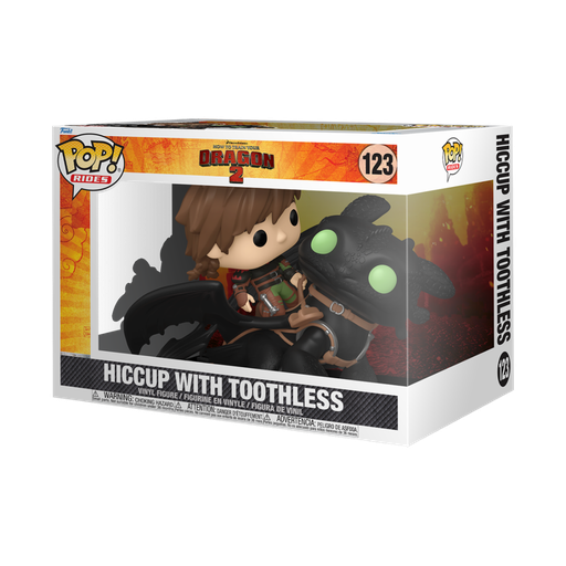 [81181] Funko Movies 0123 Hiccup with Toothless, HTTYD How to Train Your Dragon