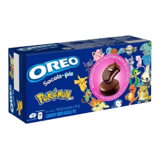 Oreo Chocolate Pie Strawberry Pokémon 180gr
