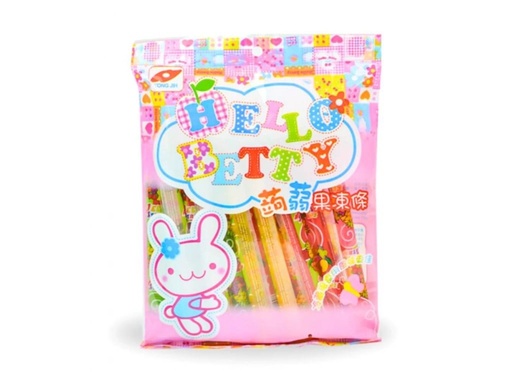 Hello Betty Jelly Strip Fruit Flavour 300gr
