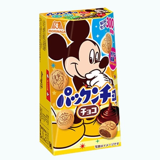 Morinaga Pakkuncho Chocolate, Mickey Mouse, Disney 43gr