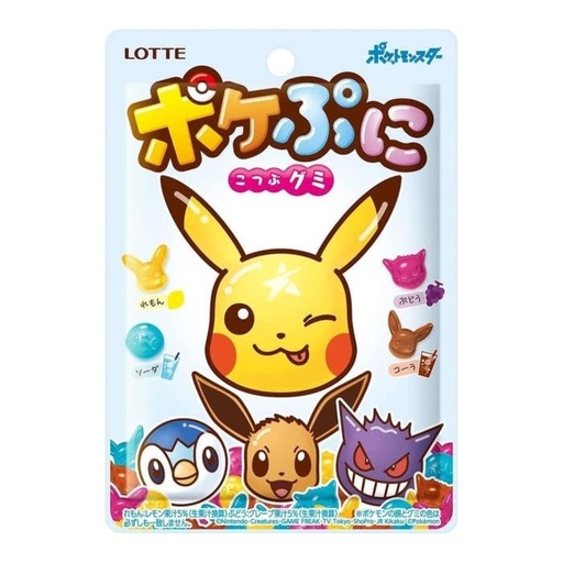 Lotte Pokémon Puni Gummy 80gr Japan