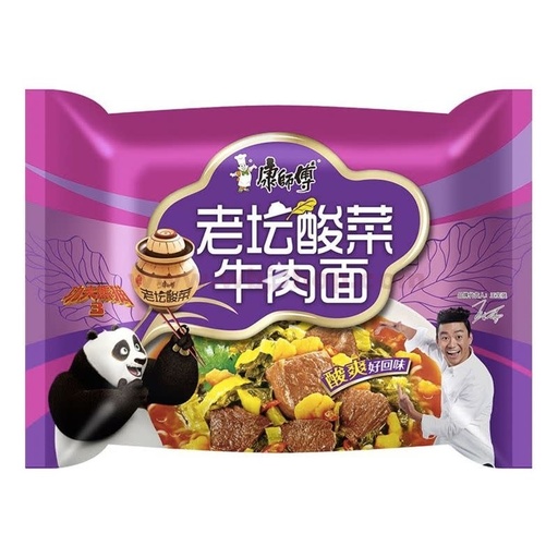 Noodles Mr Kong Sour Mustard Beef Flavor 117gr China