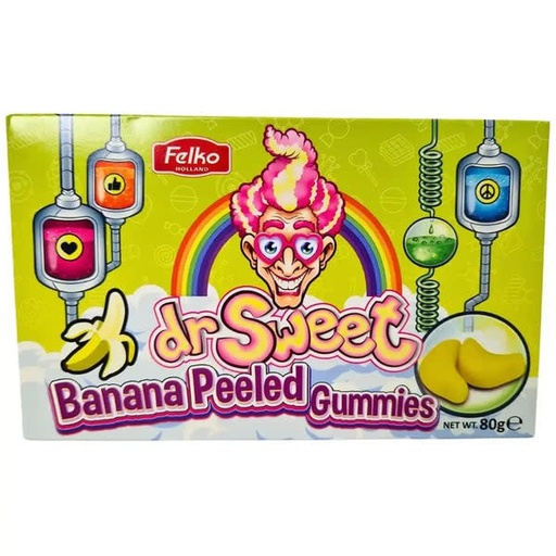 Dr Sweet Banana Peeled Gummies 80gr