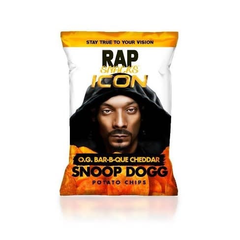 Snoop Dogg Rap Snacks Icon, Bar-B-Que Cheddar 71gr