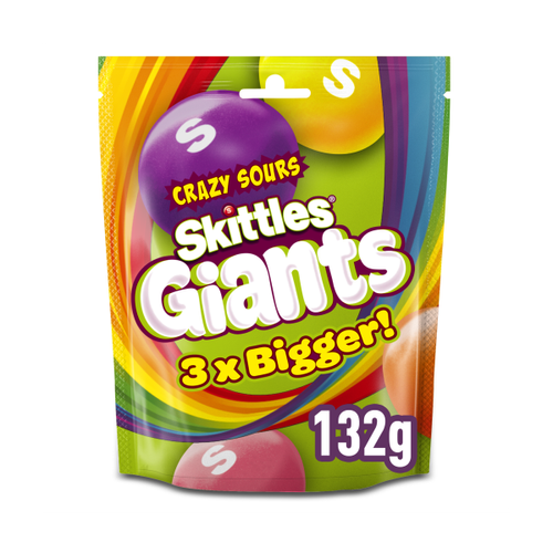 Skittles Giants Crazy Sours 132gr