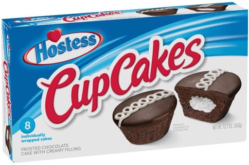 Hostess Cupcakes Frosted Chocolate with Creamy Filling 360gr