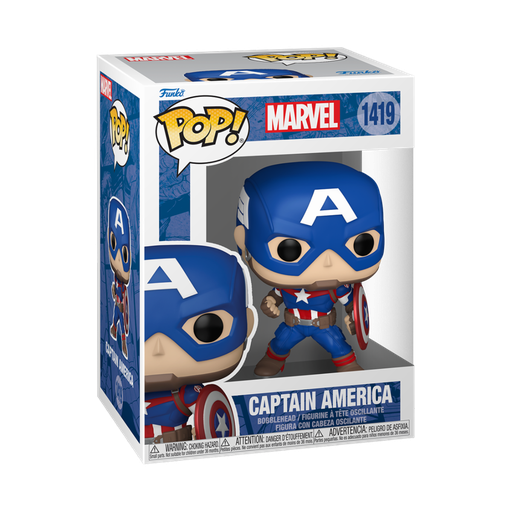 [82497] Funko Marvel 1419 Captain America, Marvel New Classics