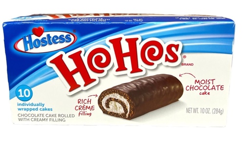 Hostess HoHos, Chocolate Cake Rolled with Creamy Filling 284gr