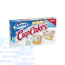 Hostess Cup Cakes Birthday, Frosted Yellow Cake with Creamy Filling 371gr