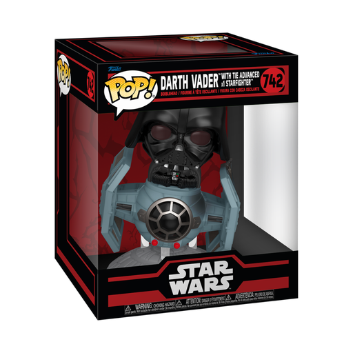 [80769] Funko Star Wars 0742 Darth Vader with Tie Advanced X1 StarFighter, SW DarkSide