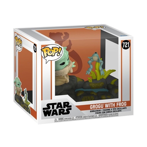[80000] Funko Star Wars 0721 Din Grogu with Frog, SW Mandalorian
