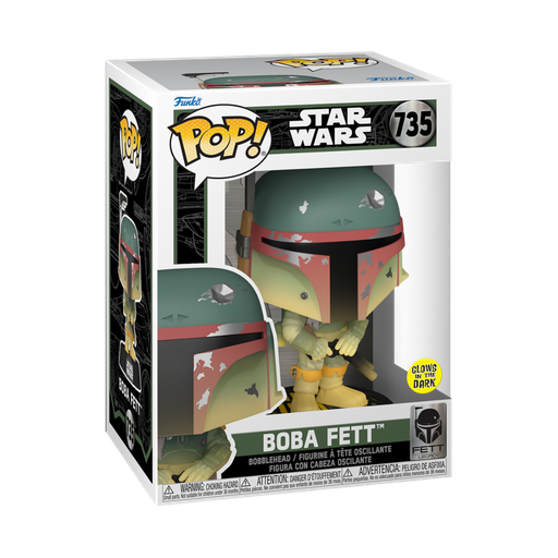 [82723] Funko Star Wars 0735 Boba Fett GLOW, SW Fett Legacy