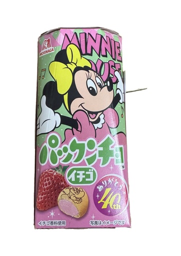 Morinaga Pakkuncho Strawberry, Minnie Mouse, Disney 41gr Japan