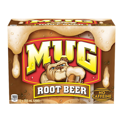 MUG Root Beer Racinette Beer 355ml ( 12 Pack )
