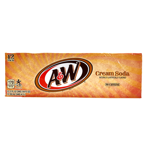A&W Cream Soda 355ml ( 12 Pack )