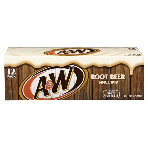 A&W Root Beer Can 355ml ( 12 Pack )
