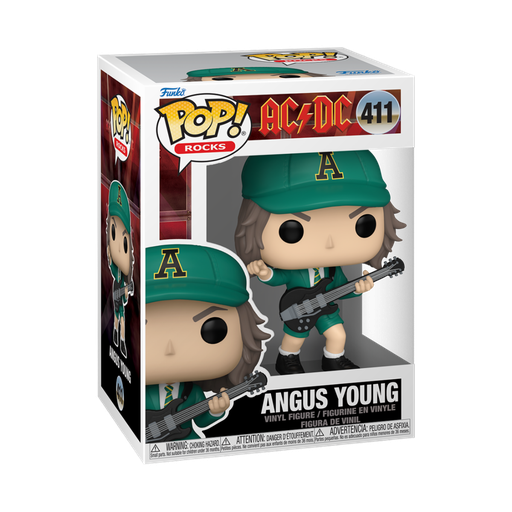 [79804] Funko Rocks 411 Angus Young in Green, ACDC, Music