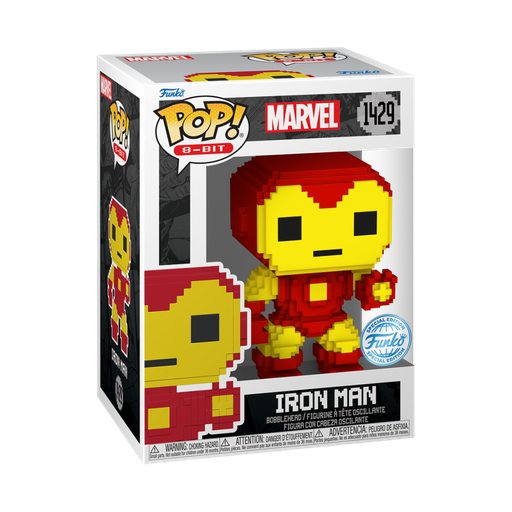 Funko Marvel 1429 Iron Man, 8-Bit