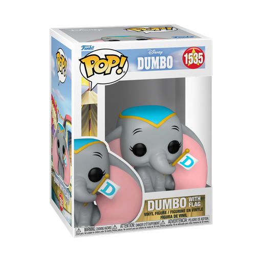 Funko Disney 1535 Dumbo with Flag, Dumbo