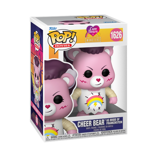 Funko Movies 1626 Cheer Bear Bride of FrankenStein, Universal Monsters versus The Care Bears