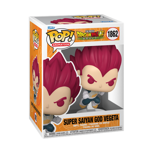 [80362] Funko Animation 1862 Super Saiyan God Vegeta, DBZ Dragon Ball Z Super
