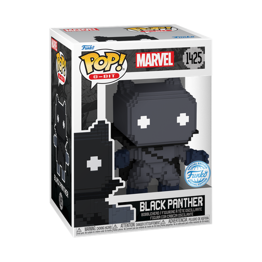 [82480] Funko Marvel 1425 Black Panther, 8-Bit